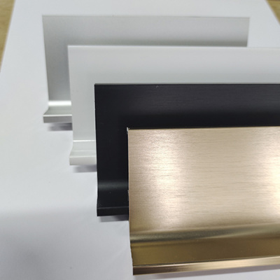 Gola Профиль L для фасада без ручки L=5м латунь фактура