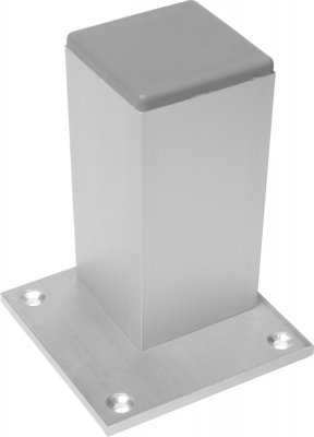 Ножка алюминиевая Н=100, алюминий