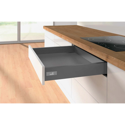 Боковина Atira L=470 мм H=70 мм антрацит, права (9194427)