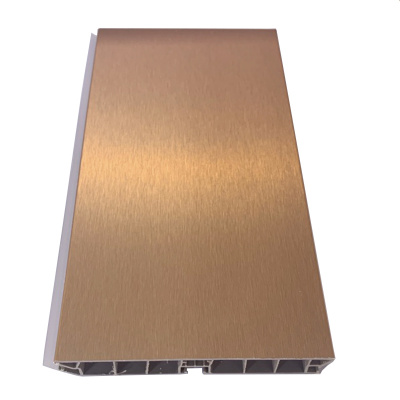 Цоколь пластиковий Scilm H=100 мм, L=4000 мм, мідь браш