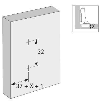 Монтажная планка Sensys/Intermat D=0 мм, для прикручивания (9071575)