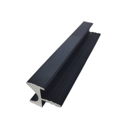 Врезной профиль-ручка UKW 4 18мм L=5м черная фактура, Elite