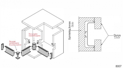 Gola Профиль C для фасада без ручки L= 4100 медь