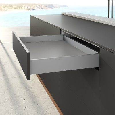 Комплект шухляди AvanTech YOU, висота 101 мм, NL 500 мм, Quadro YOU Silent System, срібло (17590) Hettich
