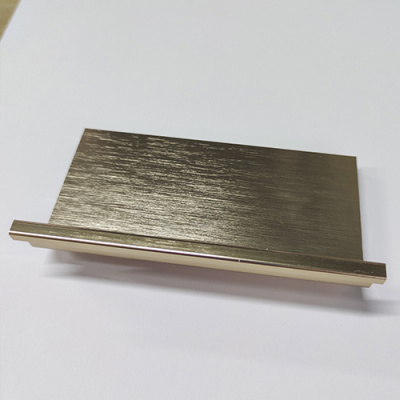 Gola Профиль L для фасада без ручки L=5м латунь фактура