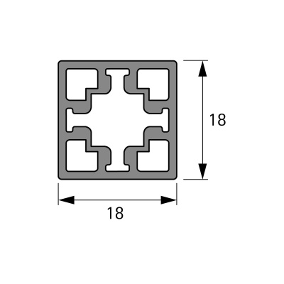 Базовий профіль Cadro, 3000 мм, чорний матовий (9298780) Hettich