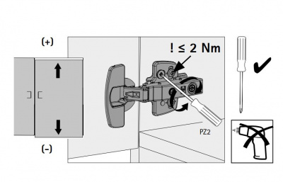 Монтажная планка Sensys D=5 мм, с евровинтами Ø 5 x 12 мм, с эксцентриком, черный обсидиан (9091806)
