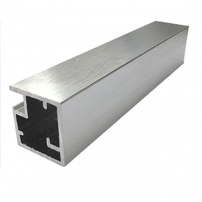 Профиль рамочный Е-1 L=5,5 м, алюминий фактура, Elite