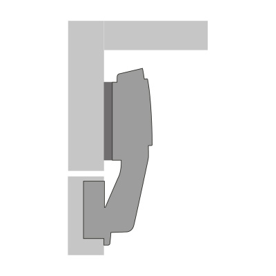 Петля без пружины Sensys 8669, углов. W90 (фальшпанель) (9088181)