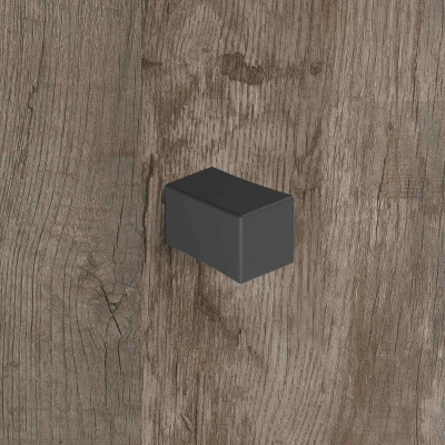 Ручка Cadria, 18х18 мм, H27 мм, матовий чорний (9303938)