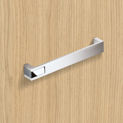 Ручка Intra 192 мм, L204 мм, хром матовий/хром глянцевий (9105737)