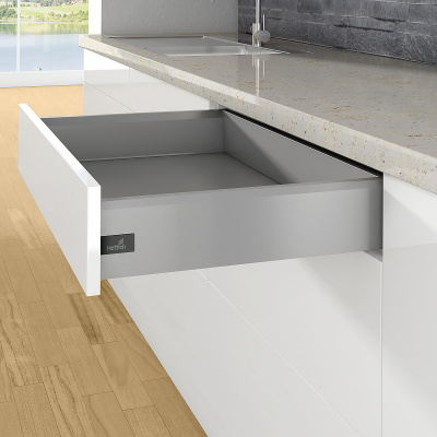 Боковина ArciTech L=550 мм H=126 мм, срібло, ліва (9121225)