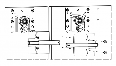 Комплект Silent System TopLine L для захисту від зіткнення задніх дверей (9254630)