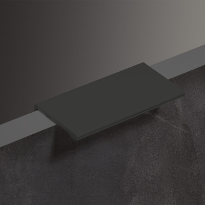 Ручка Ticinum 70 мм, L90 мм, чорний матовий (9306229)