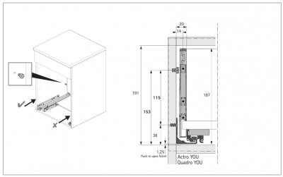 Комплект LED освещения для ящика AvanTech YOU Inlay (9305747)