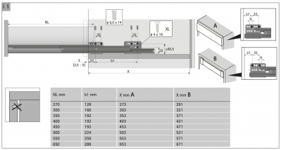 Механізм Push to open Silent для ArciTech, 10 - 40 кг, комплект (9241050)