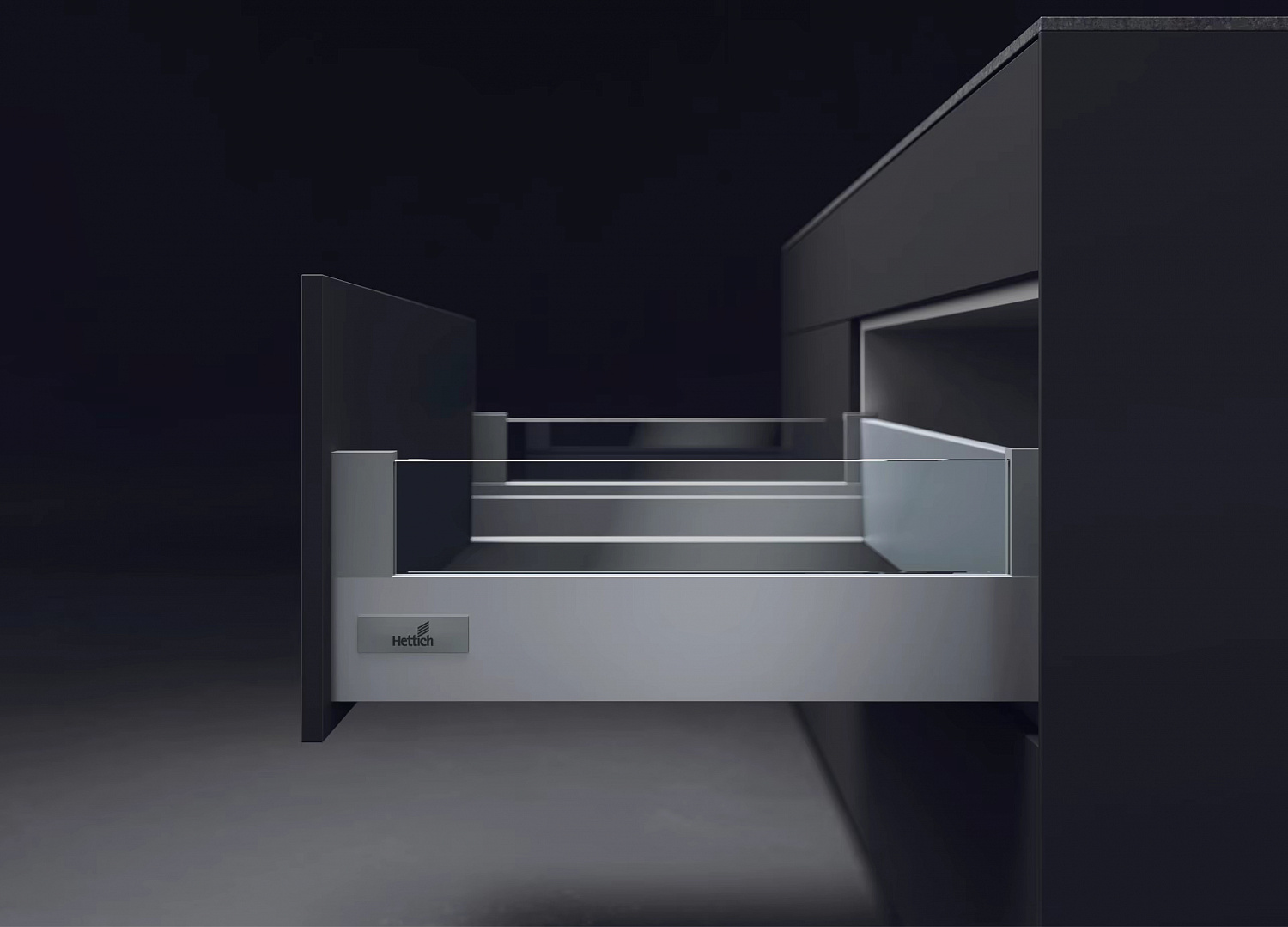 Система висувних шухляд Atira