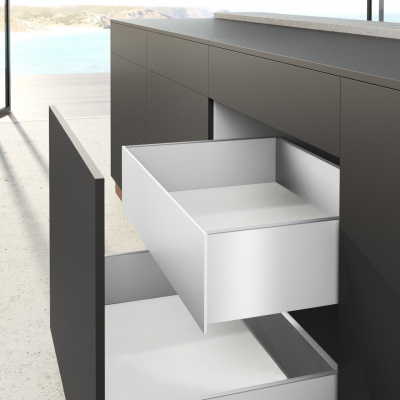 Внутренний ящик AvanTech YOU, высота 187 мм, NL 400 мм, Quadro YOU, без панели, белый (22013) Hettich
