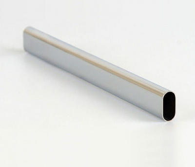 Гардеробна штанга овальна, 30х15, L3000, нікельована матова (9000598)