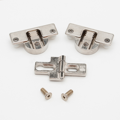 Середня петля для складних дверей, з регулюванням осі обертання, під запрессовку (1001955) Hettich