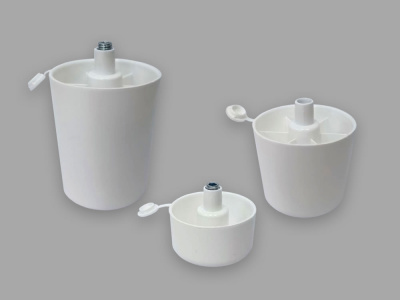 Ножка регулир. D=50  Н=50 белая