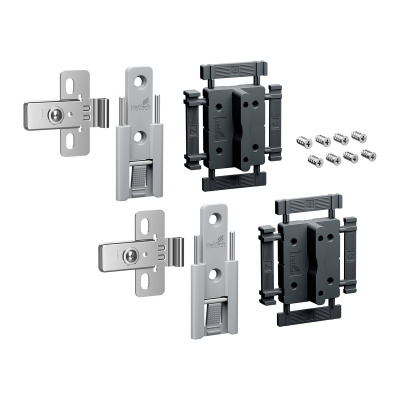 Комплект середніх петель швидкого монтажу, з регулюванням, для WingLine L, сірий, 2 шт. (9339492) (9339492)