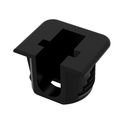 Полкодержатель Flipper для полок от 14 мм, черный, Italiana Ferramenta