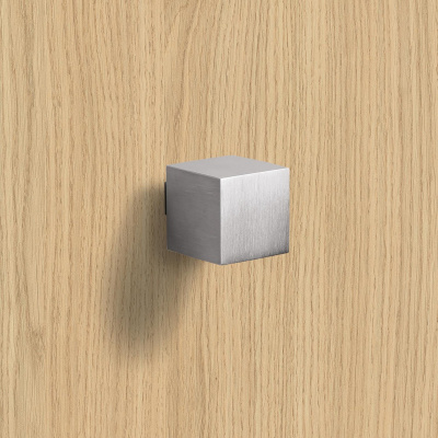 Ручка Pola, 25х25 мм, Н35 мм, нержавеющая сталь (9071869)