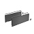 Комплект боковин AvanTech YOU, висота 187 мм, NL 500 мм, антрацит, ліва і права (9353444)