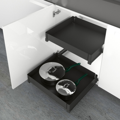 Внутрішня шухляда Naro 200, ширина LB=564 мм, антрацит (9381039) Hettich