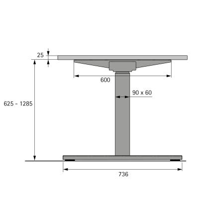 Комплект стола Steelforce Pro 671 SLS, с электрорегулировкой высоты, угол 90°, белый (9311392) Hettich