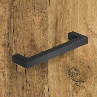 Ручка Cadro 128 мм, L140,5 мм, чорний матовий (9298816)