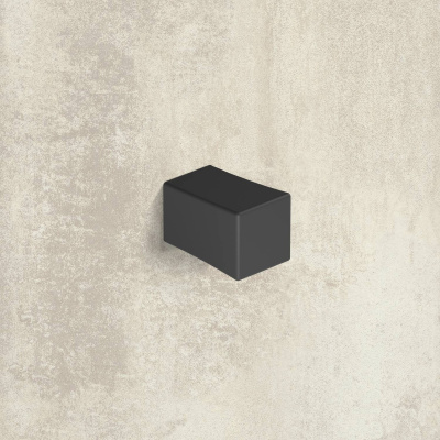 Ручка Cadria, 18х18 мм, H27 мм, матовий чорний (9303938)