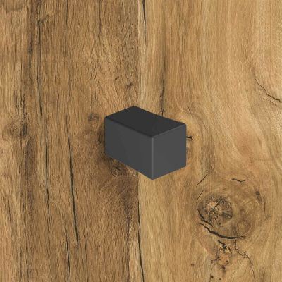 Ручка Cadria, 18х18 мм, H27 мм, матовий чорний (9303938)