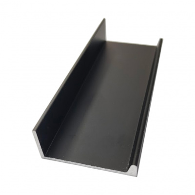 Профиль-ручка U-9  L=5м черный мат