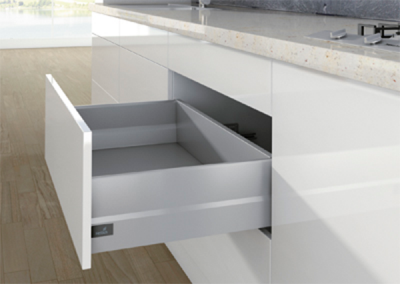 Ящик ArciTech NL500 H250/126 TopSide, с Silent System, серебро (19147)