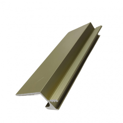 Врезной профиль-ручка PR-8, 18 мм, L=5 м, золото матовое, Elite