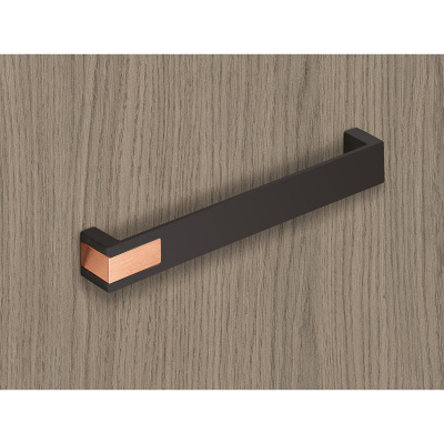 Ручка Intra 192 мм, L204 мм, чорний матовий/мідь (9264088)