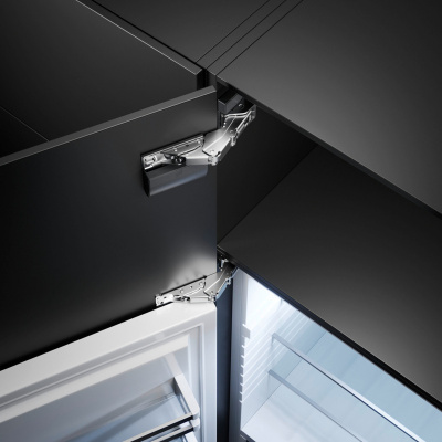 Вспомогательная петля Evisys без пружины, для корпусов встроенных холодильников, угол 115° (9343488) Hettich