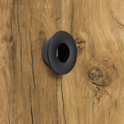 Ручка Olivia 32 мм, ø 57 мм, чорний матовий (9266416)