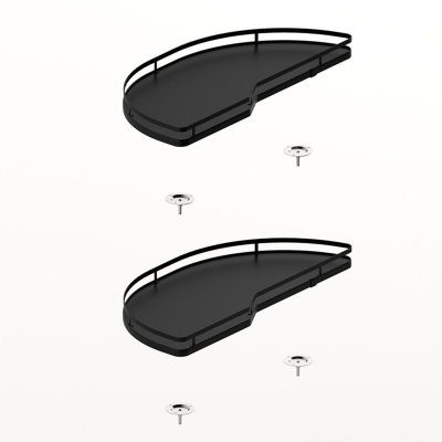 Комплект полиць Salso 400, ширина 450 мм, лівий, антрацит (9381087) Hettich