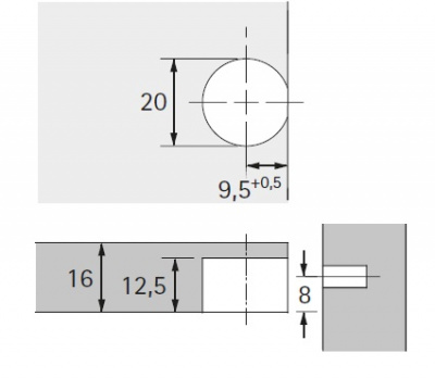 VB 135/16 стяжка черная (1028915)