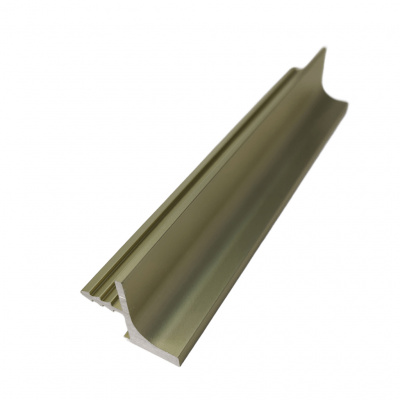 Врезной профиль-ручка PR-6, 18 мм, L=5 м, золото матовое, Elite