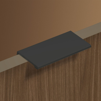 Ручка Ticinum 70 мм, L90 мм, чорний матовий (9306229)