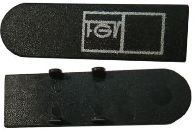 Заглушка для петли FGV Libera, черная