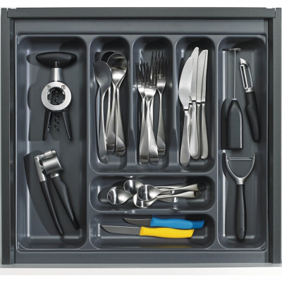 Лоток OrgaTray 440, антрацит, B601-700 T441-520, пластик (9195000)