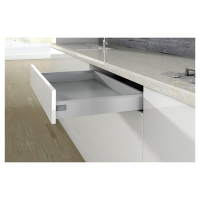 Комплект ящика ArciTech H=126мм L=500мм, боковина 126 мм, с доводчиком, серебро (14194) Hettich