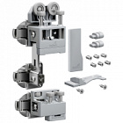 Комплект фурнітури WingLine L v2.0 для лівих дверей, 25 кг, з пружиною, з нижнім елементом, сірий (9339352)