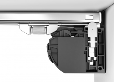 Комплект напрямних Quadro 4D V6 з демпфером Silent System, L-350 мм, повного висування (9181292)