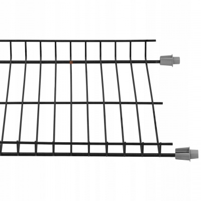 Сушка для посуду Wiexpol графіт: секція W=700 мм, 664×278 мм, з пластиковим профілем, Made in Poland